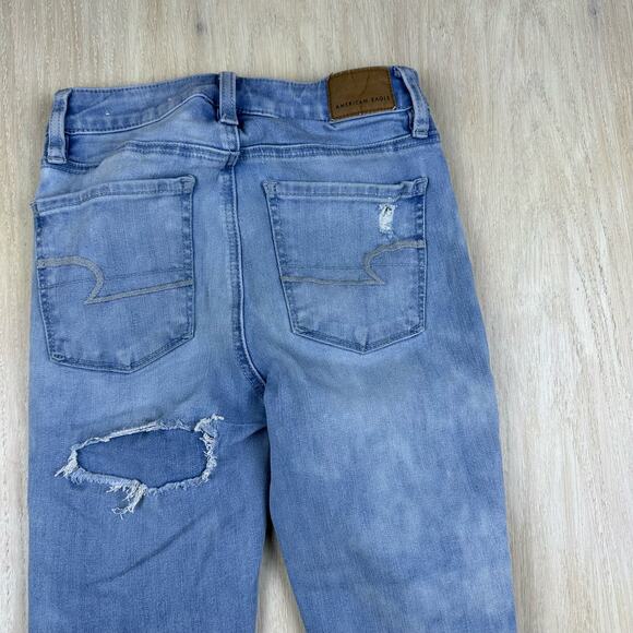 American Eagle Ne(x)t Level Stretch Super Hi Rise Skinny Jegging Jeans 00 Short - Picture 5 of 14